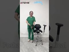 AZ-ST08 人間工学に基づいたスプリットサドルスツール操作ガイド |歯科および退役軍人のための調節可能な医療用椅子