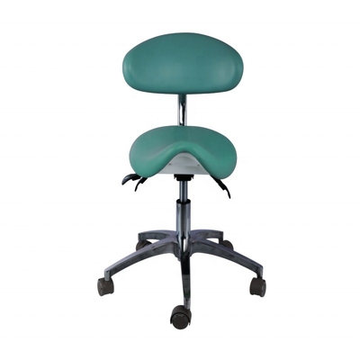 5 ユニバーサル ホイール 歯医者 太板 緑色 メタル ベース 歯医者  Saddle Chair