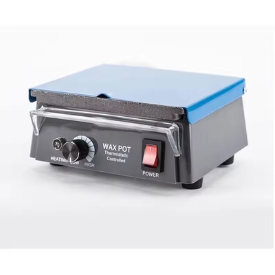 3 スロット ワックス ヒーター ポット 歯科ラボ ワックス ポット 13.5x12.8x5.3cm