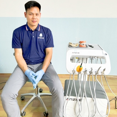 ペット用 携帯歯科治療機 カスタム モバイル獣医歯科作業台