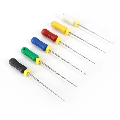 品質保証 歯科用ファイル 手用 25mm #15-40 ステンレス鋼 歯磨き用ファイル