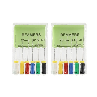 品質保証 歯科用ファイル 手用 25mm #15-40 ステンレス鋼 歯磨き用ファイル
