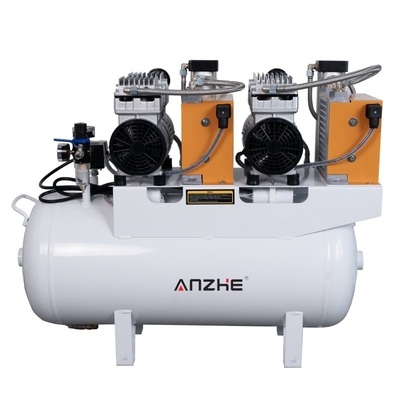 乾燥機と歯科空気圧縮機 サイレントオイルフリー空気圧縮機 65L 1700W 4歯科ユニット 椅子