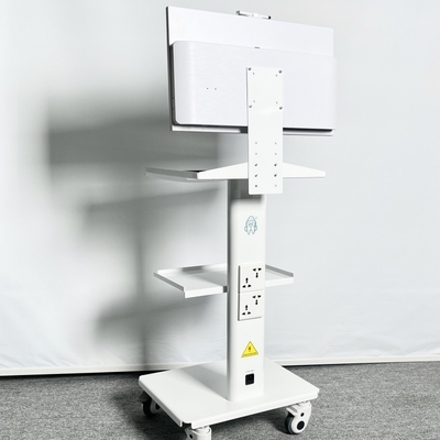 口腔スキャナー モバイル看護カート ホワイトカラー モバイル 歯科用 トロッキー 電源出力付き 多機能 モバイル ラボカート