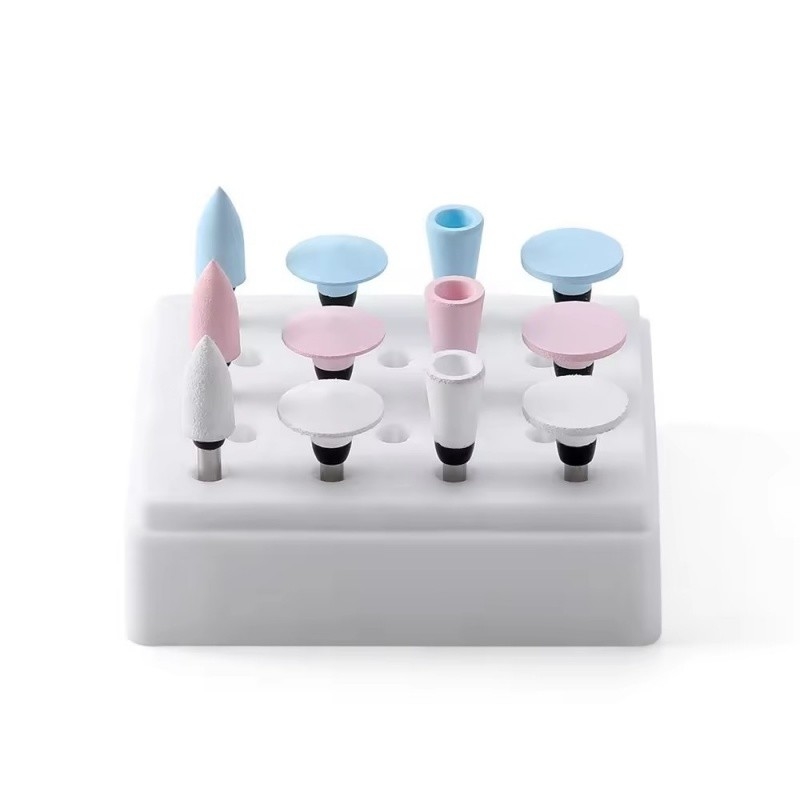 12pcs/箱 高品質の歯磨きシリコン歯磨きのための対角ハンドピース熱売り歯磨きキット