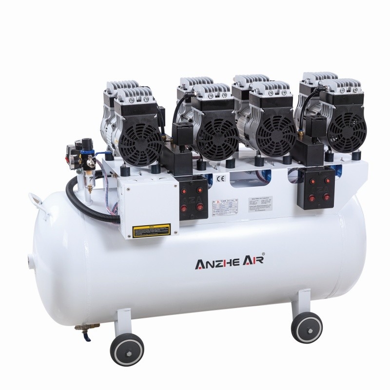 フォシャン工場歯科エアポンプコンプレッサー 128L 3400W サイレント歯科コンプレッサー