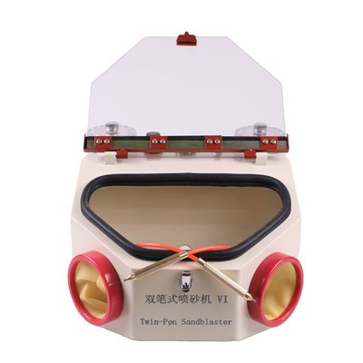 LEDライト 歯科サンドブラスター 2ペンの歯科ラボ機器 歯科砂吹き機