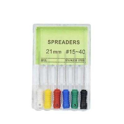 良い価格 歯科内歯科 角型指の散布器 21/25mm ステンレス鋼 手用 歯科内根管ファイル 歯科散布器 オンライン