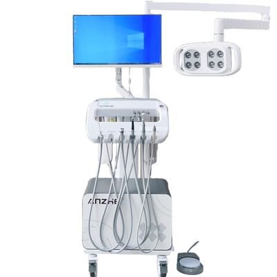 良い価格 専門移動歯科ユニット 獣医用歯科タービンユニット 空気圧縮機付き ペット 治療 移動カート オンライン