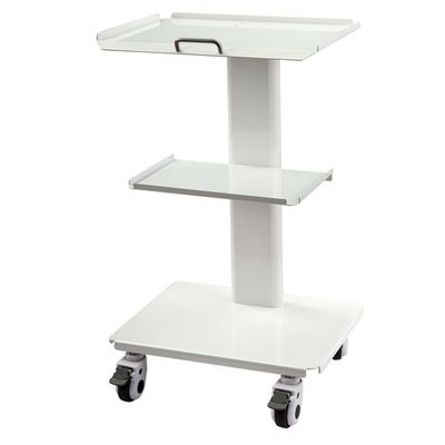 良い価格 仏山工場歯科用機器 白い色のモバイルツールカート ソケット付き SS 3層歯科用モバイルカート オンライン
