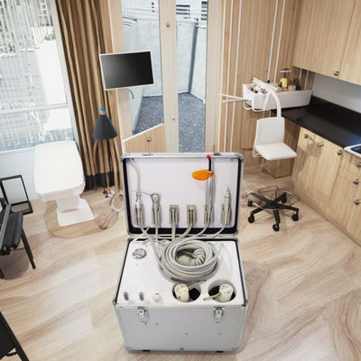 良い価格 静音コンプレッサーを搭載した移動歯科ユニット 携帯歯科タービンユニット 歯科学生 実践 携帯歯科治療ユニット オンライン