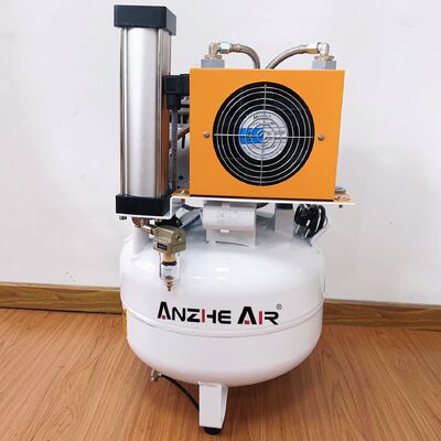 良い価格 医療・歯科クリニック向け、ドライヤー付き、超静音55dBオイルフリー省エネ550W 32Lエアコンプレッサー オンライン