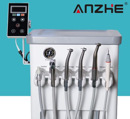 良い価格 ポータブル歯科ユニット（電動モーター付き）AP202 モバイル歯科トロリー（16:1 1:5 20:1 コー​​ン型 contra angle、ウッドペッカー製スケーラー、LEDキュアリングライト付き） オンライン
