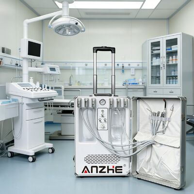 良い価格 CE 認定 携帯獣医歯科ユニット 移動ペット歯科クリニック 設備 空気圧縮機付き 歯科タービンユニット 全セット オンライン