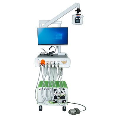 良い価格 オールインワン ポータブル獣医歯科ユニット X Ray i7 PC 4K カメラ オイルフリー コンプレッサー ペット歯科マシン オンライン