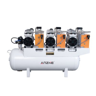 良い価格 90L オイルフリー歯科用エアコンプレッサー ドライヤー付き 2550 ワットサイレント歯科用エアポンプ 315L/min 歯科クリニック病院用医療用エアコンプレッサー オンライン