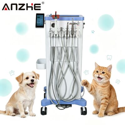 良い価格 ANZHE 動物用モバイル歯科ユニット 550W オールインワン統合型ペット歯科ワークステーション 超静音58dB オンライン