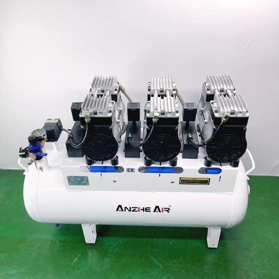 2550W 90L Oil Free Dental Air Compressor Silent Air Compressor for Dental Clinics